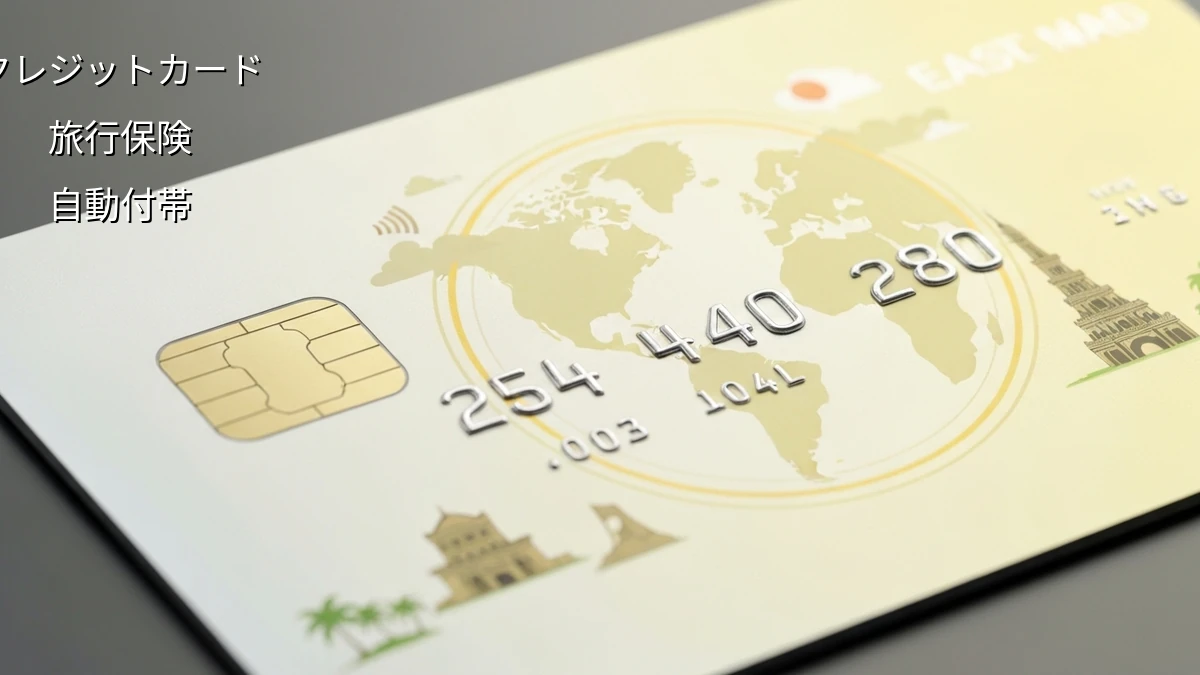 クレカ比較で旅行保険を自動付帯させるには？