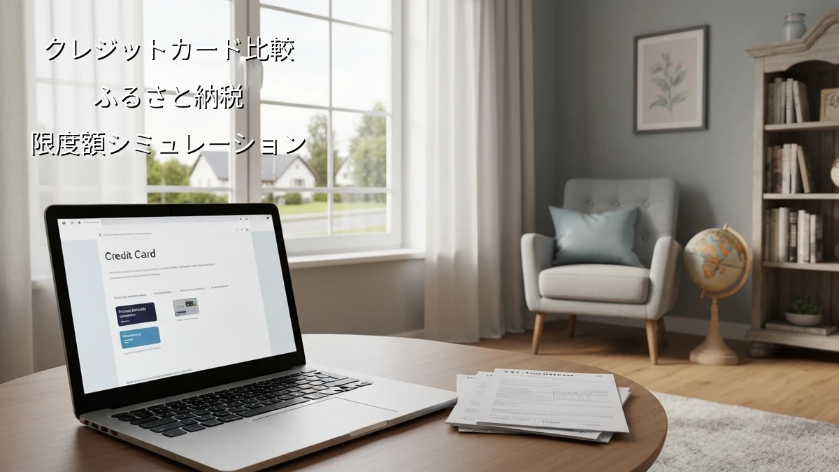 クレカ比較でふるさと納税！限度額シミュレーション